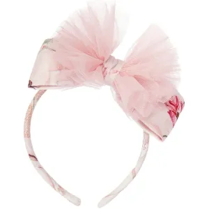 Girls Pink Floral Headband