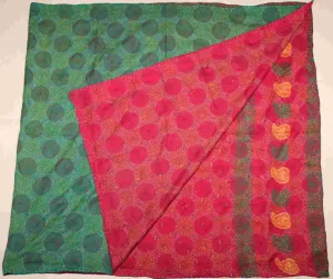 Hand-stitched Silk Throw