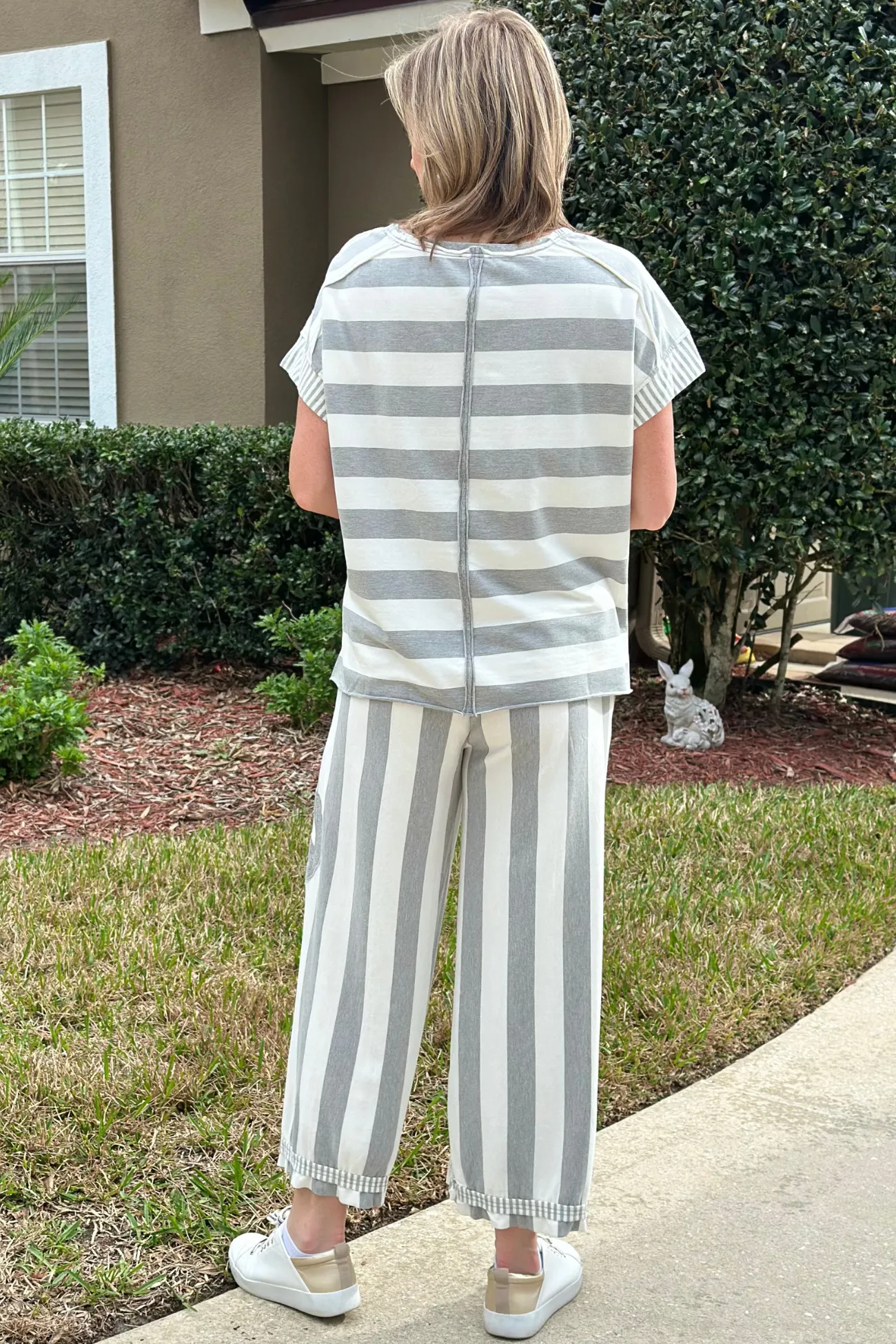 Harmony Stripe French Terry Lounge Set