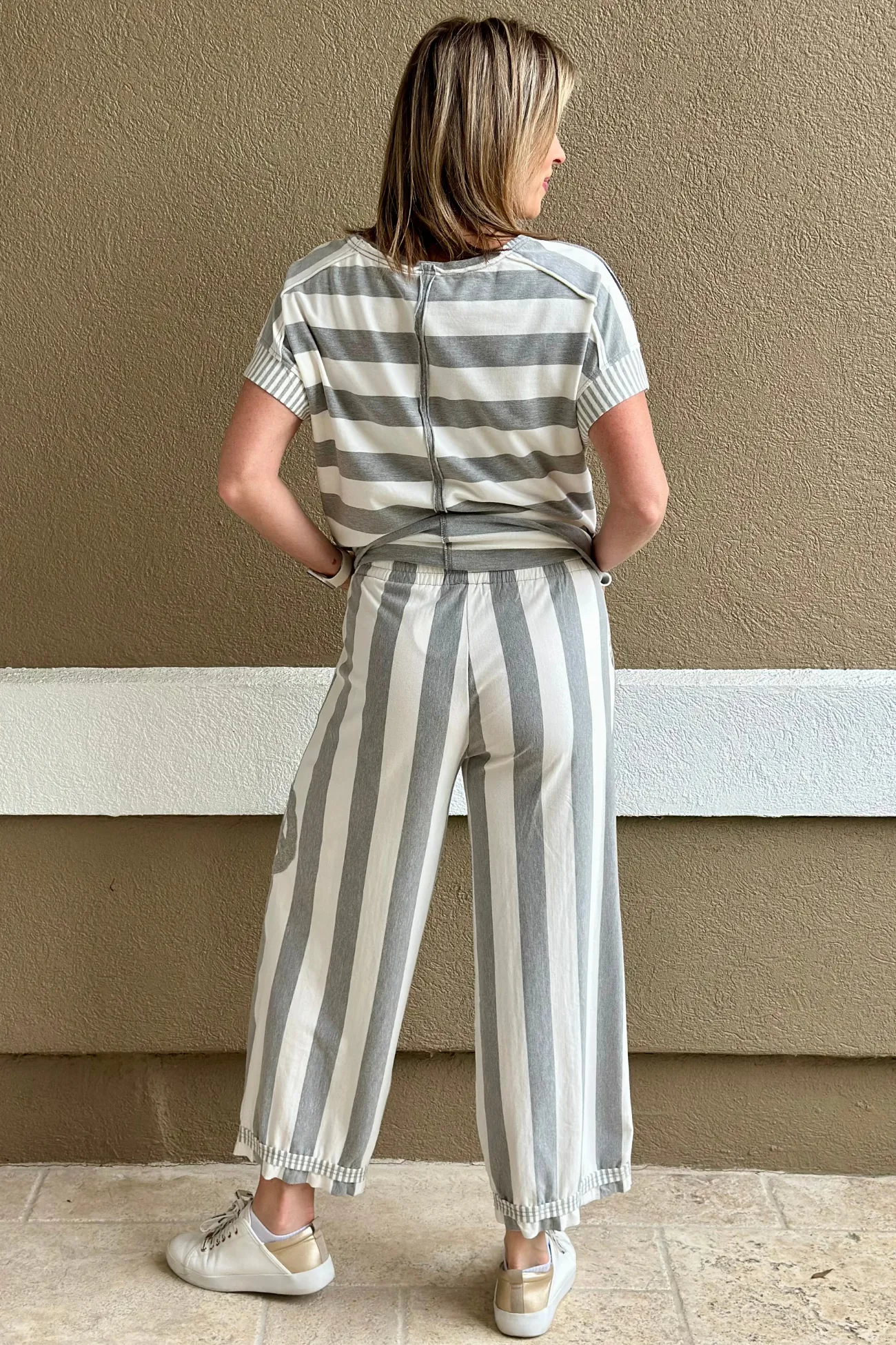 Harmony Stripe French Terry Lounge Set