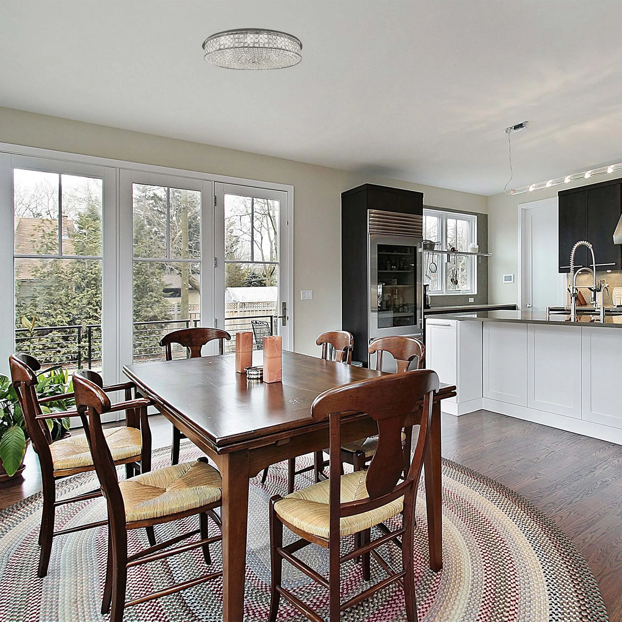 Hendon Round and Oval Flush Fitting LED Light