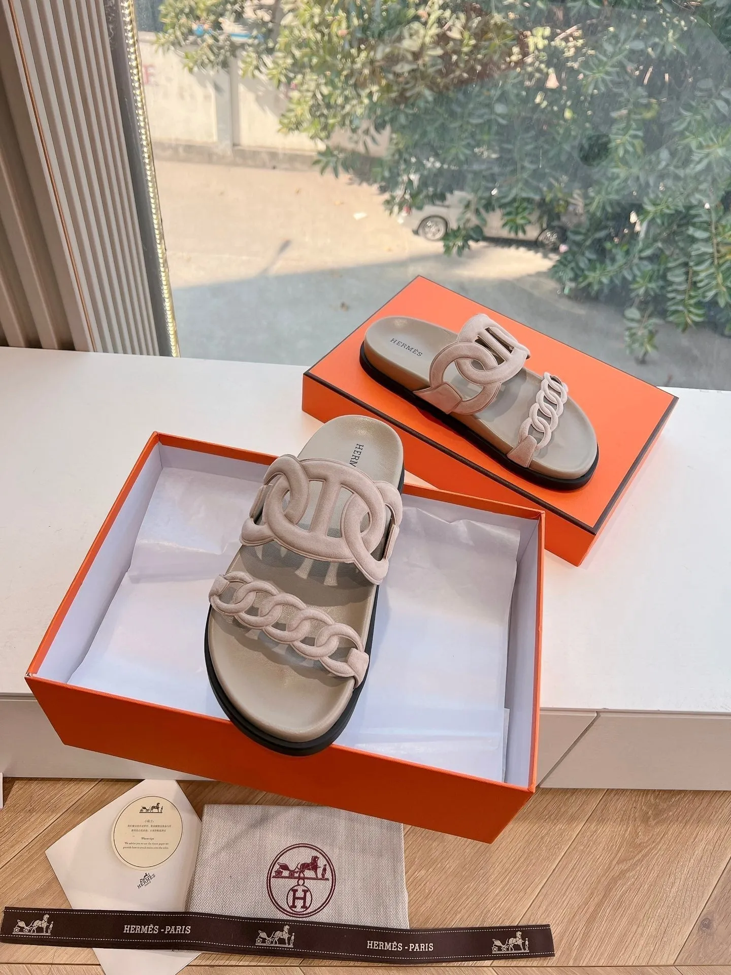 HM 25 Extra Sandal Light Pink Calfskin