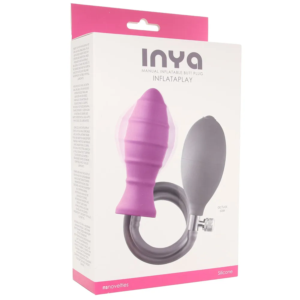 Inya InflataPlay Silicone Inflatable Butt Plug