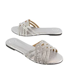 Jamilah Flats S137F - Silver