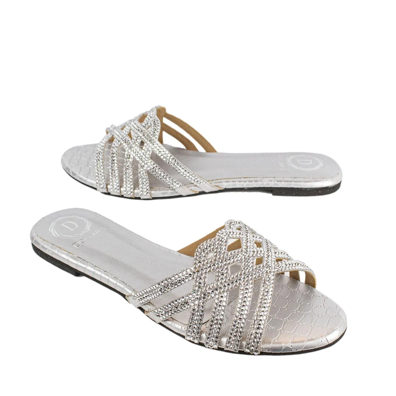 Jamilah Flats S137F - Silver