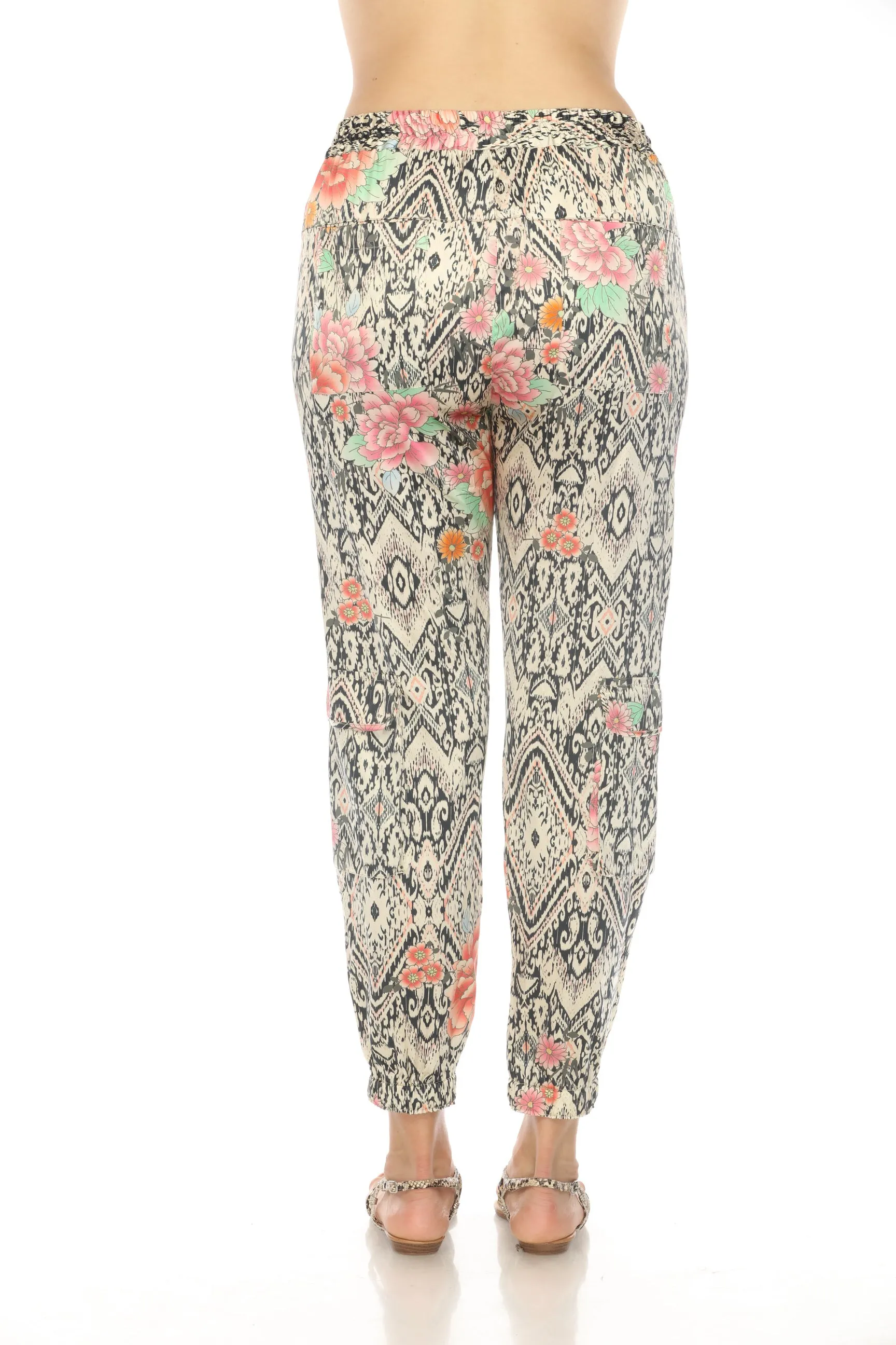 Johnny Was Callea Cargo Jogger Pants C64124A Boho Chic