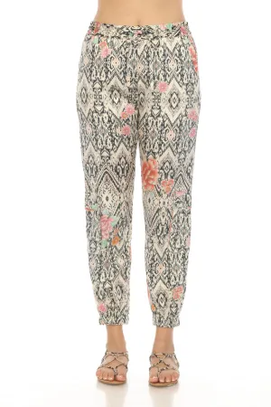 Johnny Was Callea Cargo Jogger Pants C64124A Boho Chic