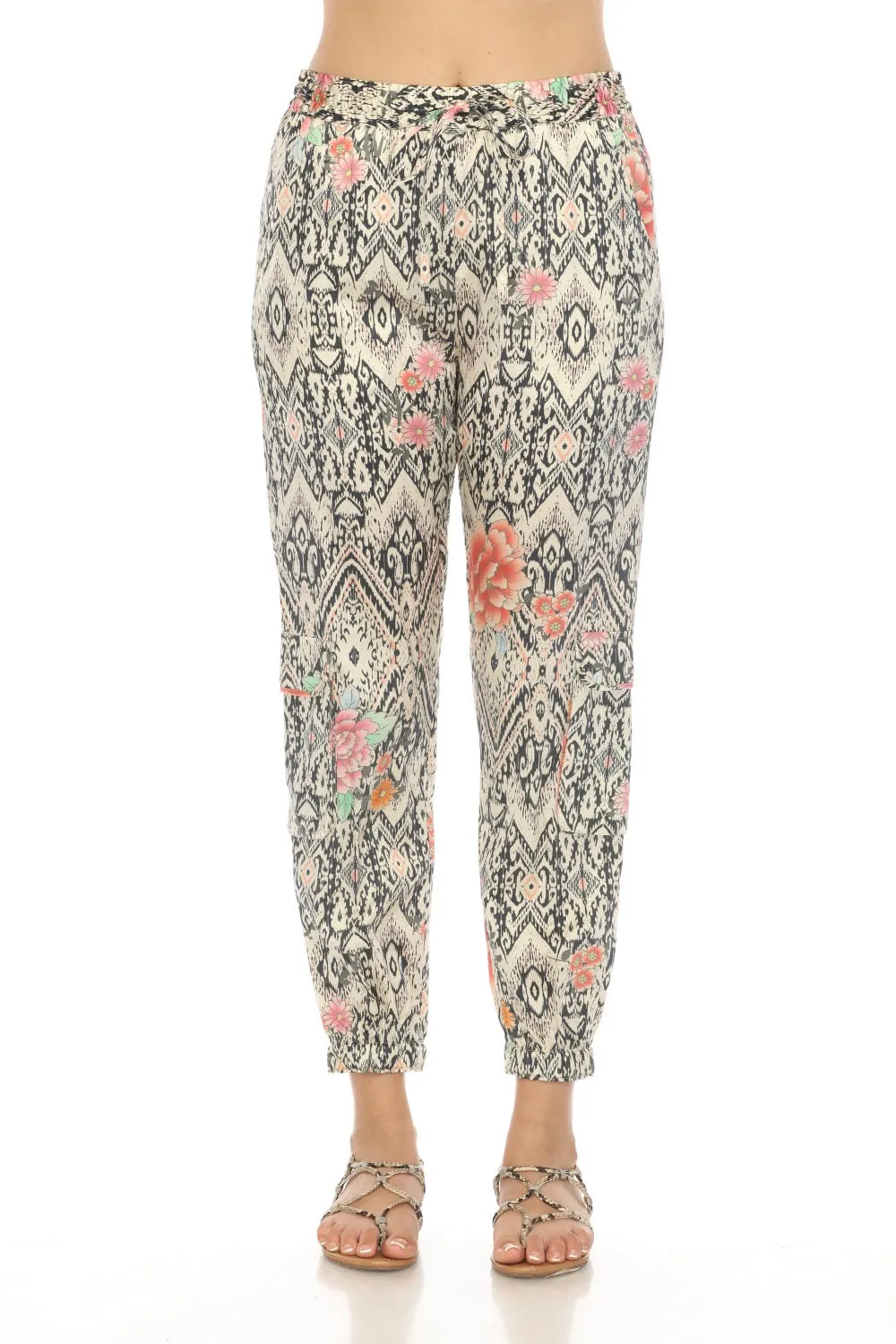 Johnny Was Callea Cargo Jogger Pants C64124A Boho Chic