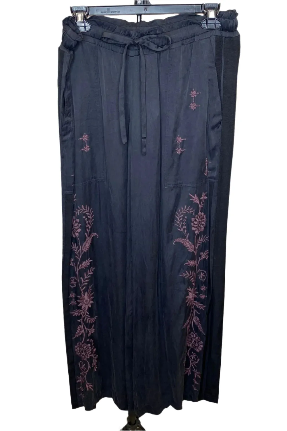 Johnny Was Workshop Chloe Ribbon Pants W60323 Boho Chic *