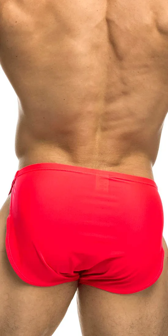 Justin Simon Xsj09 Running Shorts Coral