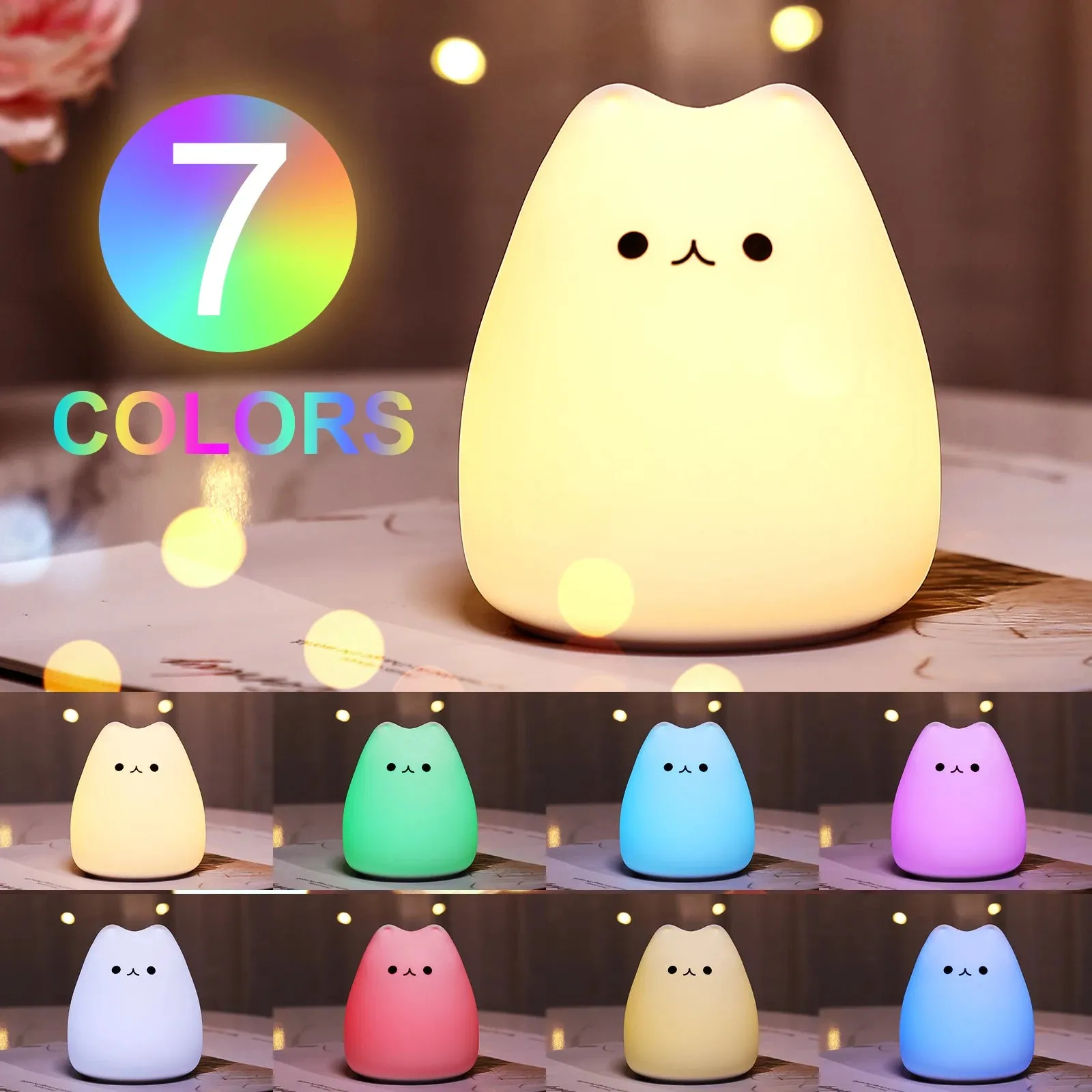 Kawaii Dream Cat Night Light