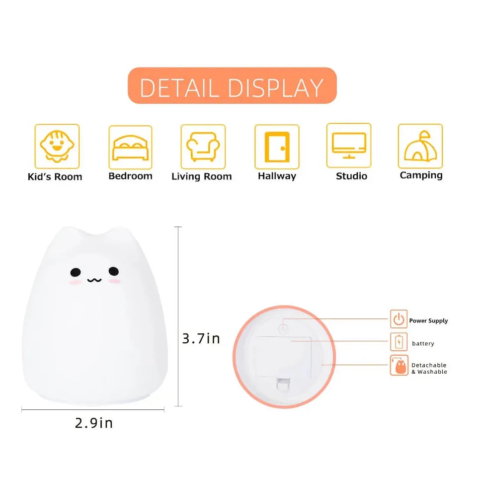 Kawaii Dream Cat Night Light