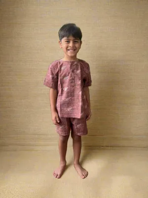 Klingaru Summer Short Set - Chidiya  (Last Piece )