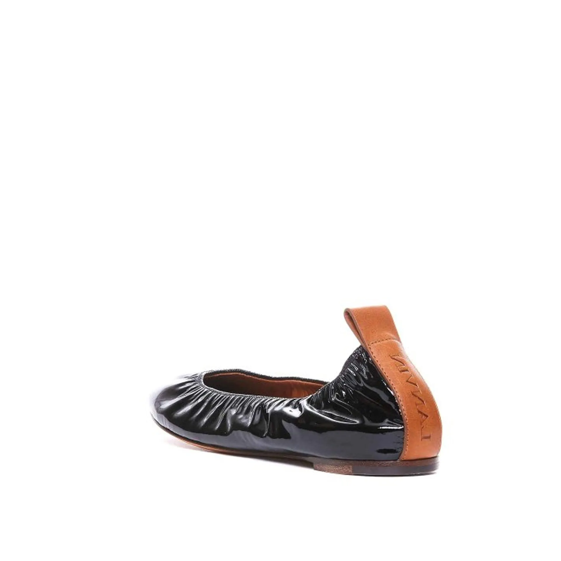 LANVIN Leather Ballerina Flats