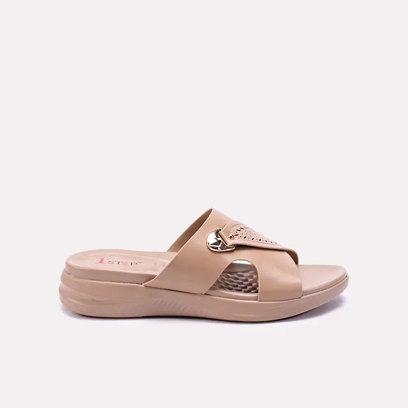 Leslie Light Brown Comfy Slippers 0412729