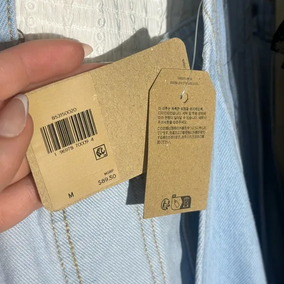Levi’s Vintage Women's Light Blue Denim Overalls