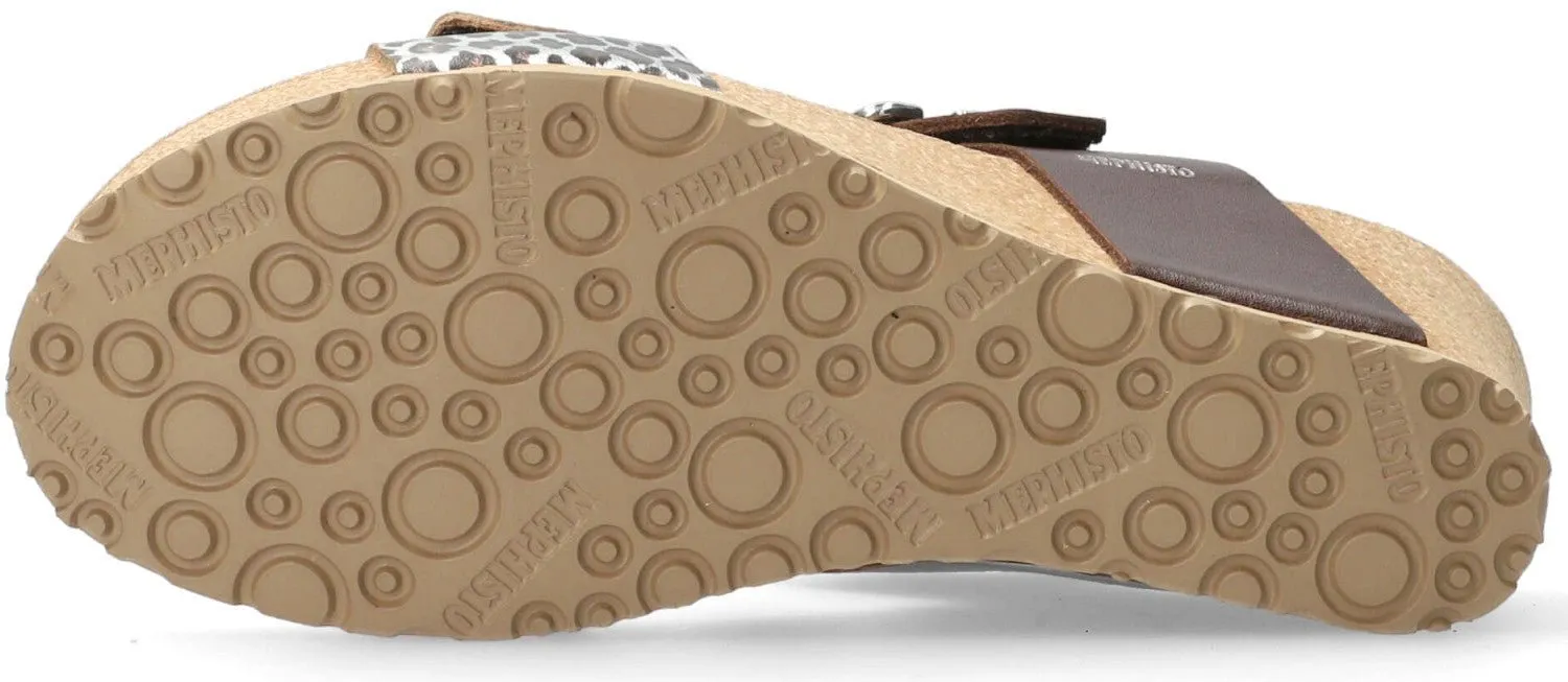 'LISSANDRA' women's sandal - brown mix