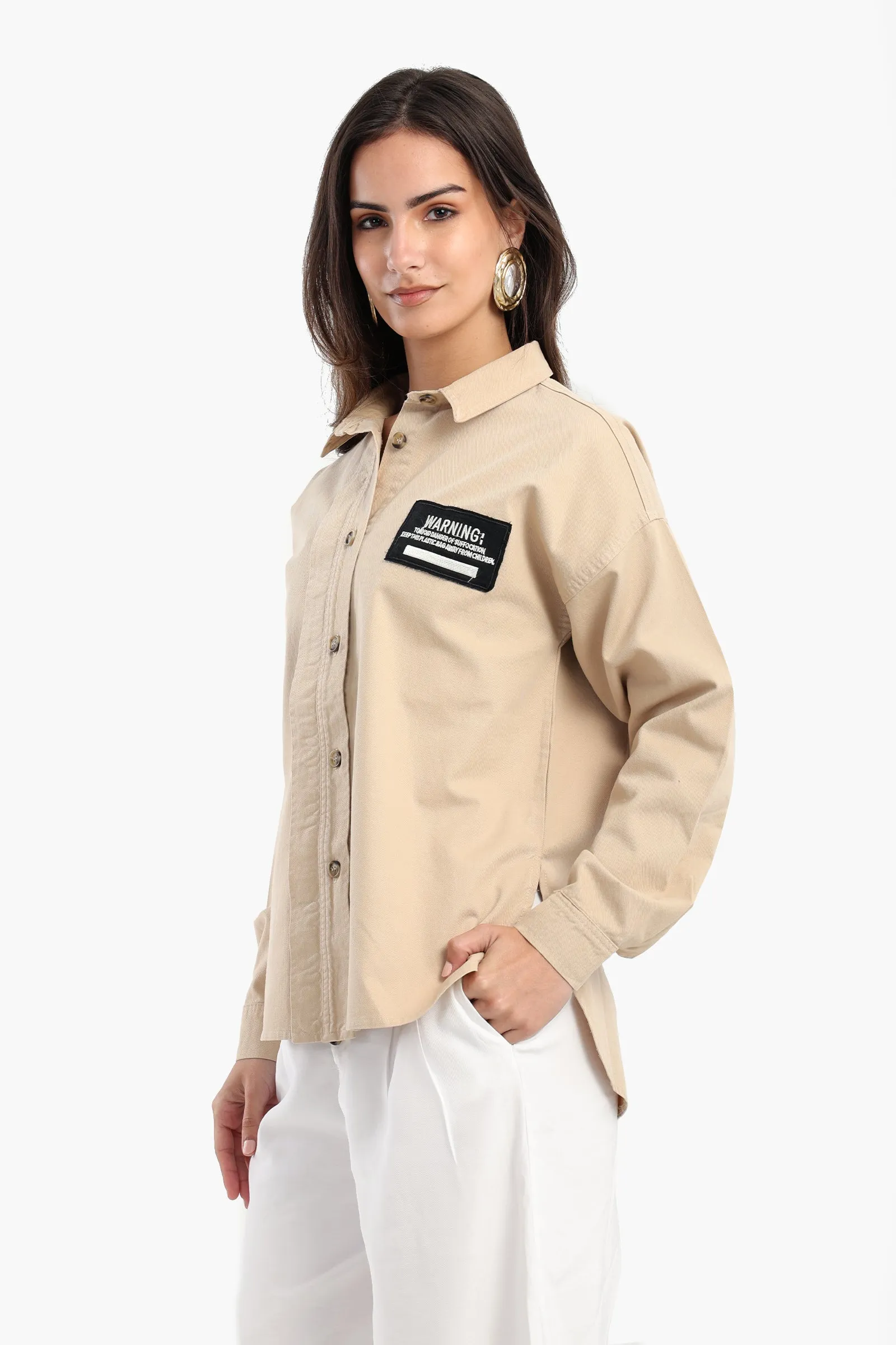 Long Sleeve Shirt with Print