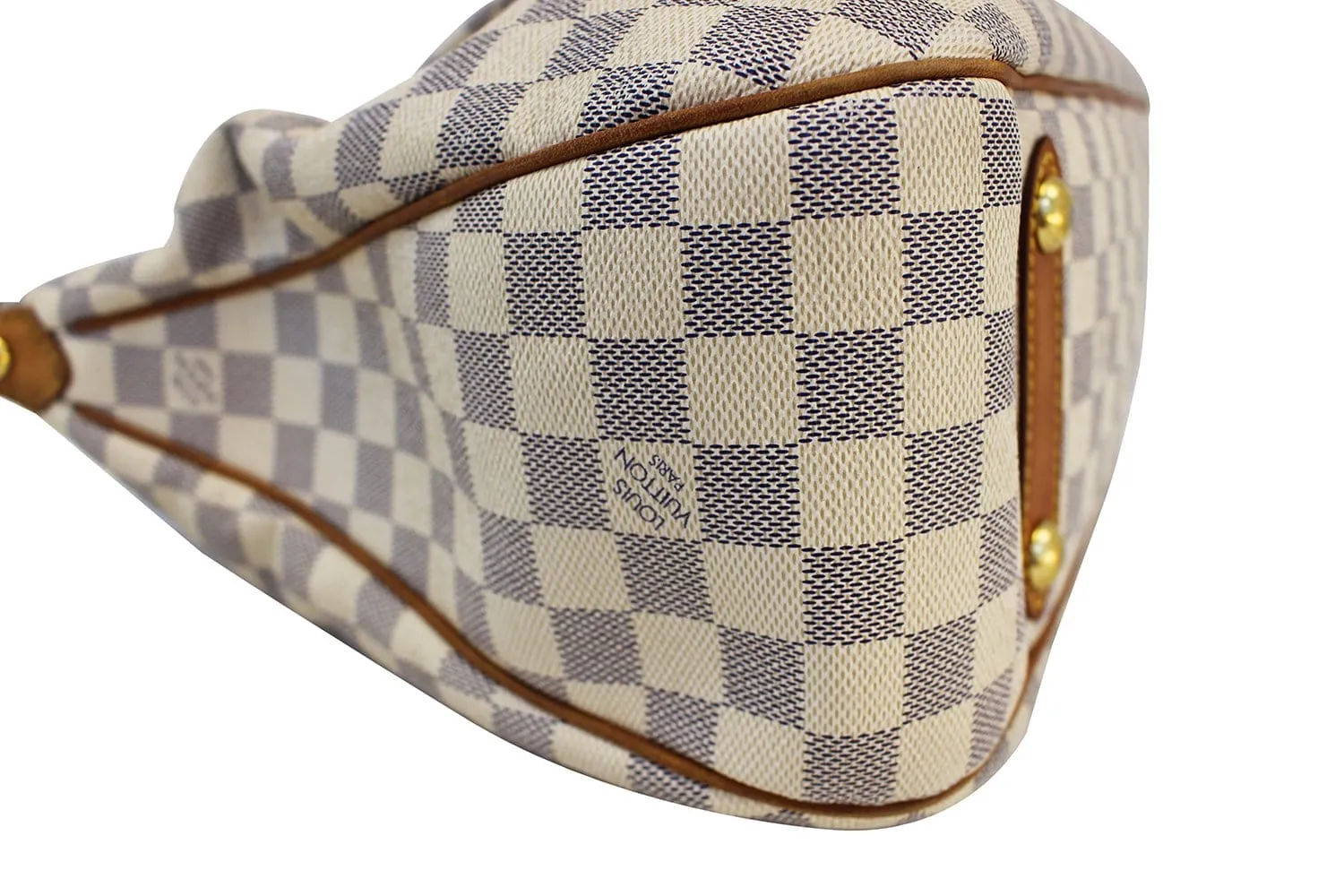 LOUIS VUITTON Siracusa GM Damier Azur  Shoulder Handbag