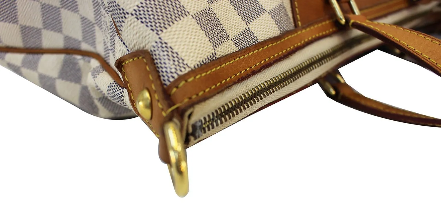 LOUIS VUITTON Siracusa GM Damier Azur  Shoulder Handbag