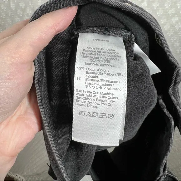 Madewell NWT Black High Rise Denim Shorts