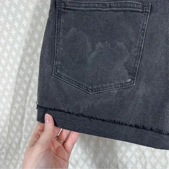 Madewell NWT Black High Rise Denim Shorts
