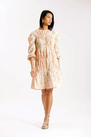 Martha Coral Floral Dress