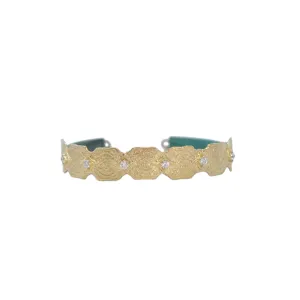 Medallion Artifact Kick Cuff Bracelet