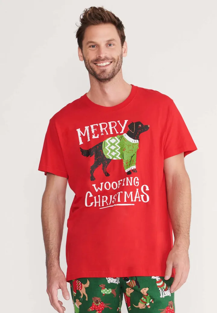 Men’s Merry Woofin Christmas Tee