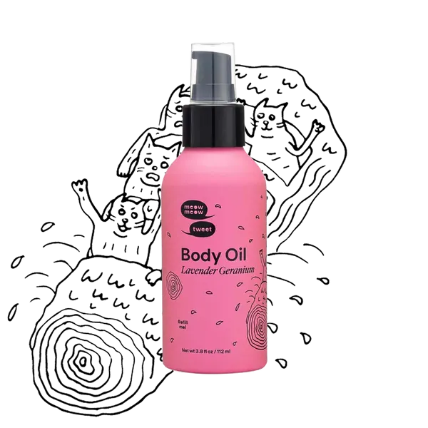 Meow Meow Tweet Lavender Geranium Body Oil
