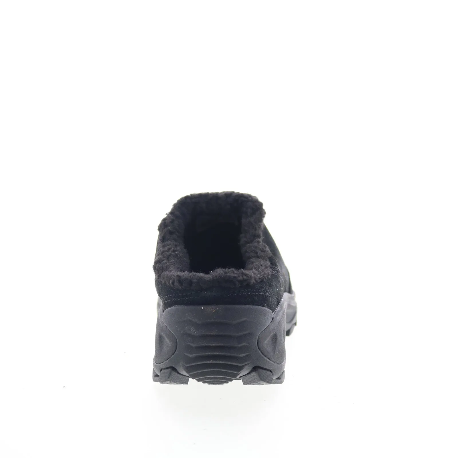 Merrell Winter Slide J005130W Womens Black Wide Nubuck Clog Flats Shoes