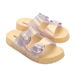 Mini Melissa Cozy Slide Kids - Pearl Yellow