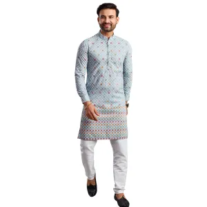 Misty Fern Plain Kurta