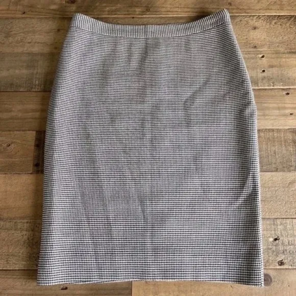 Moschino Vintage Cheap &amp; Chic Vintage Houndstooth Pencil Skirt