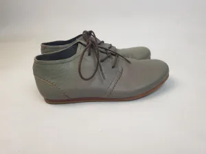 Nancybird blue-green soft leather lace up shoes size 36