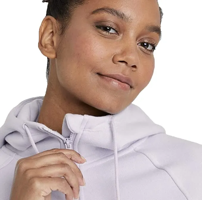 New Women's Fleece Full Zip Hooded Sweatshirt - All in Motion M NWT LAVENDER Sz M