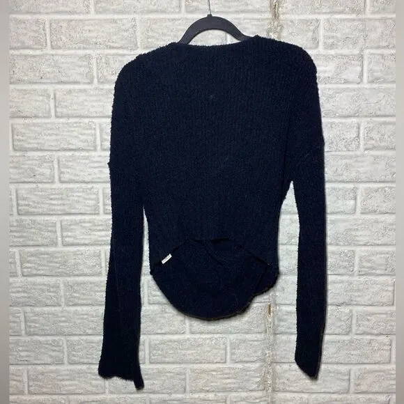 NWT MSRP $128 Free People Faux Wrap Sweater Women's Size Small