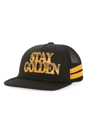NWT Tiny Whales Kids' Toddler Stay Golden Trucker Hat. TWSP21 2-5 Years