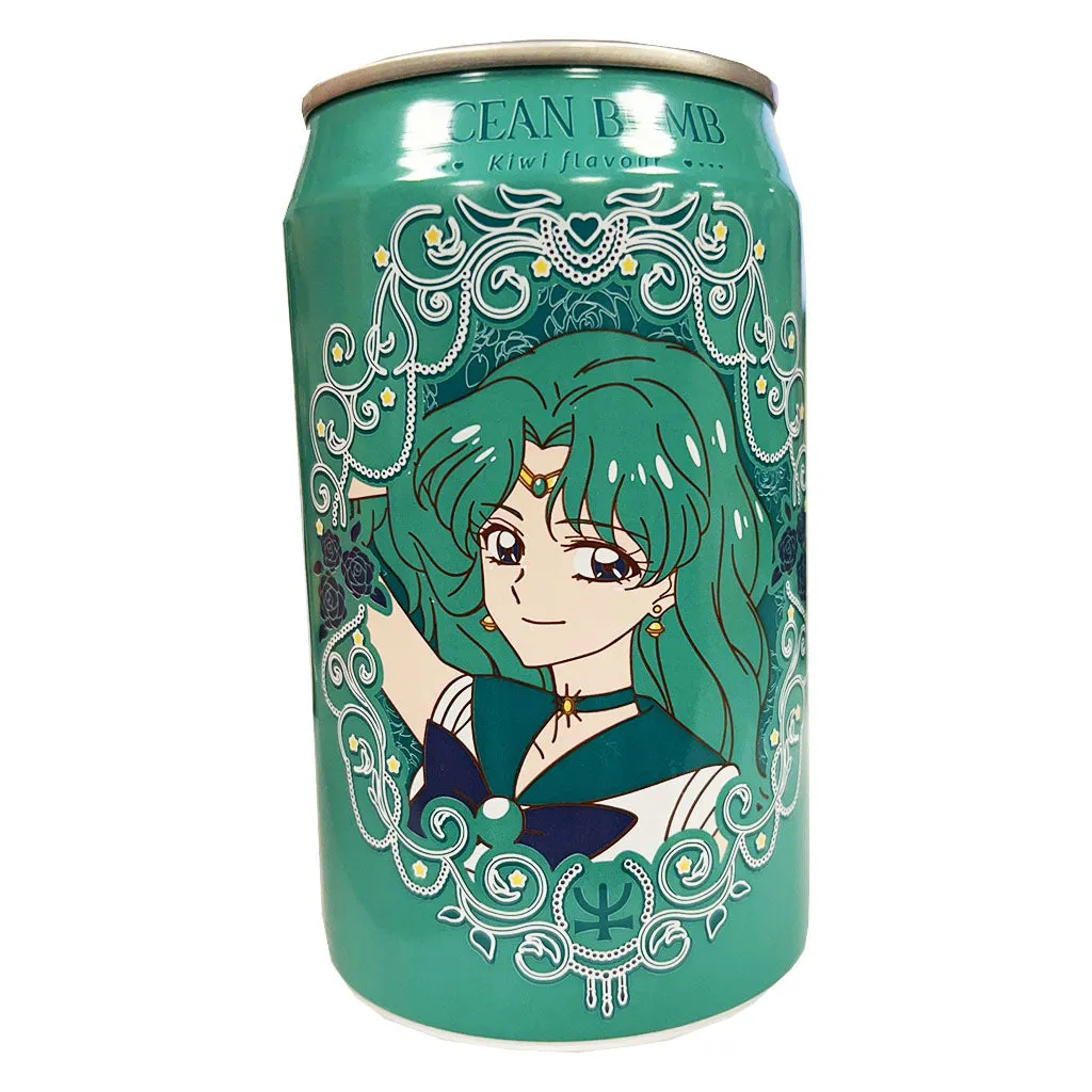 Ocean Bomb & Sailor Moon Kiwi Flavour 330ml ~ 海洋深層氣泡水 奇異果味 330ml
