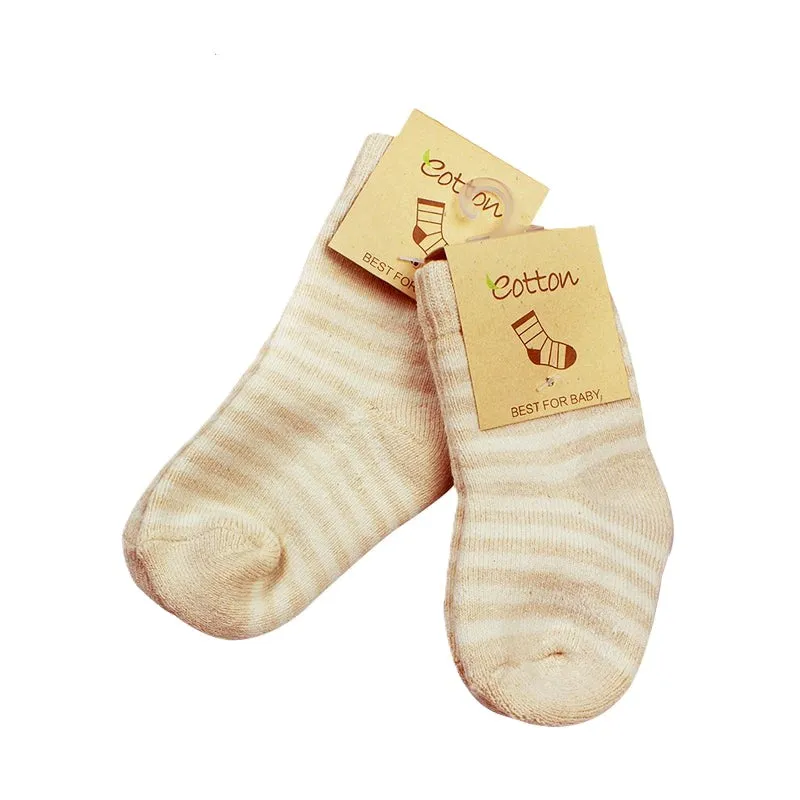 Organic Cotton Baby Socks | Soft & Warm Newborn Socks