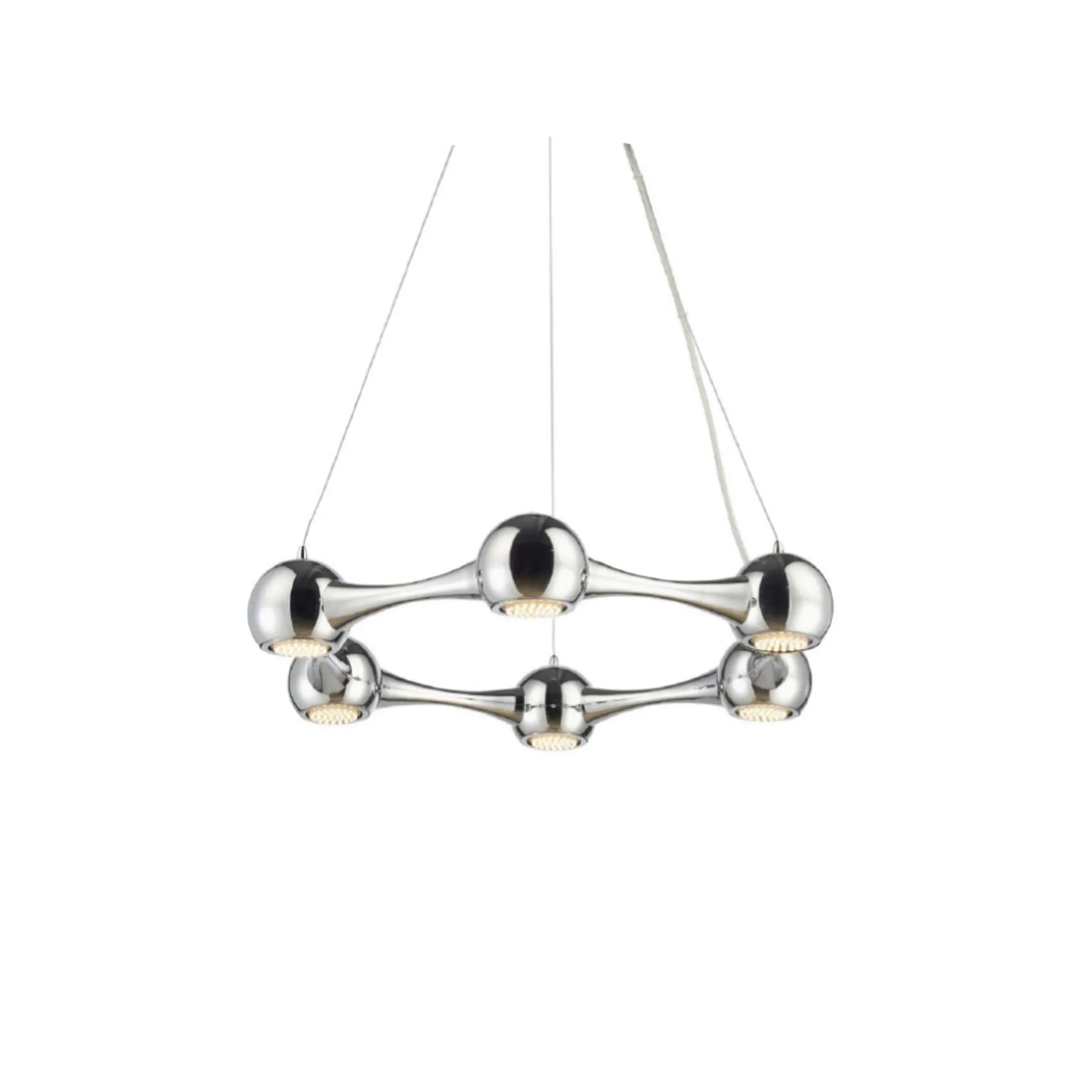 Perivale 3, 5, 6, 9, 12 Arm plus 5 Bar Pendant LED Light