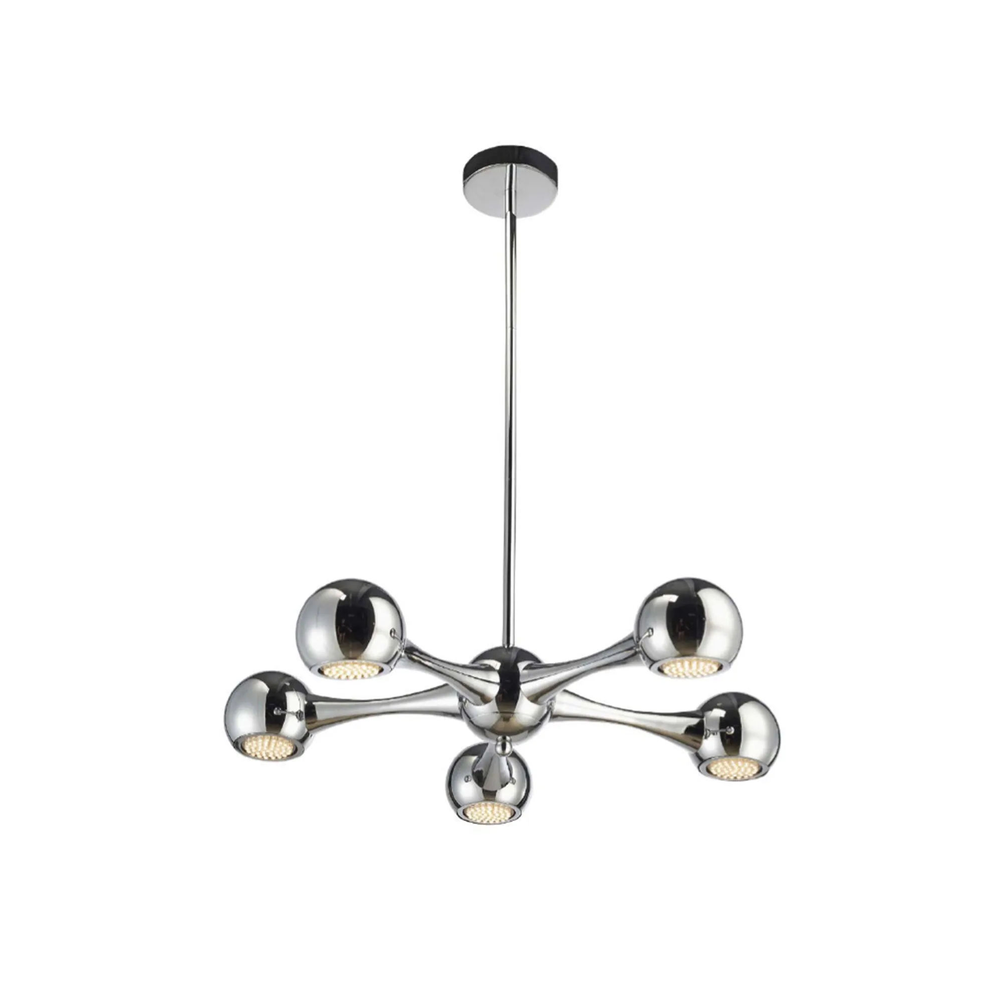 Perivale 3, 5, 6, 9, 12 Arm plus 5 Bar Pendant LED Light