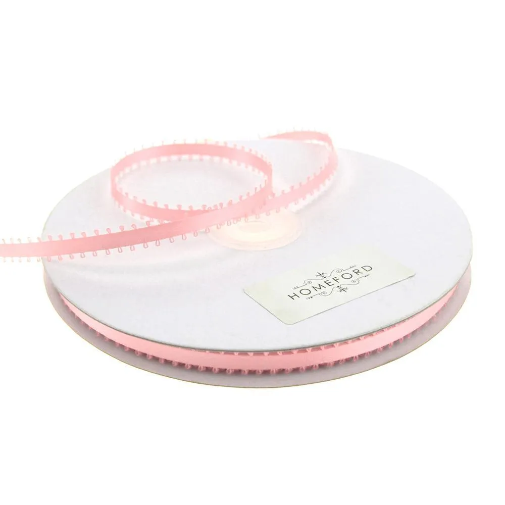Picot Edge Double Face Satin Ribbon, 3/16-inch, 50-yard
