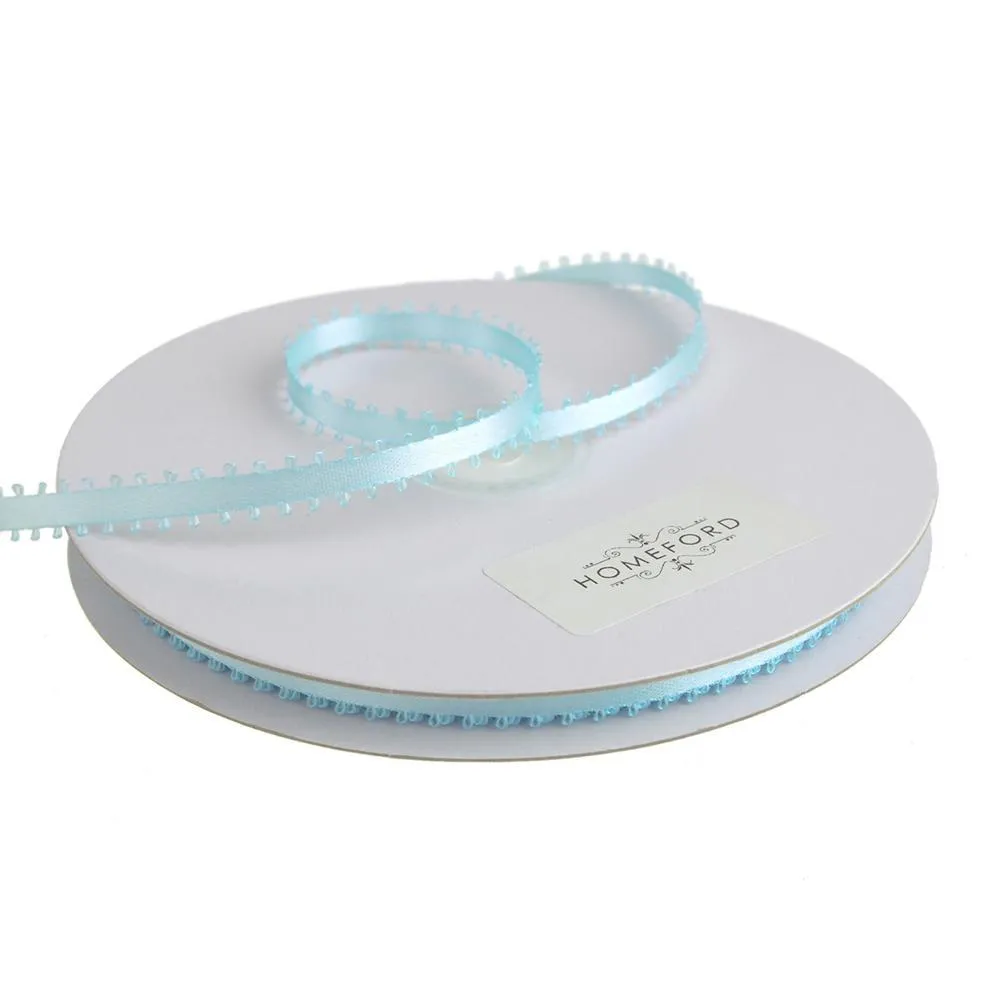 Picot Edge Double Face Satin Ribbon, 3/16-inch, 50-yard