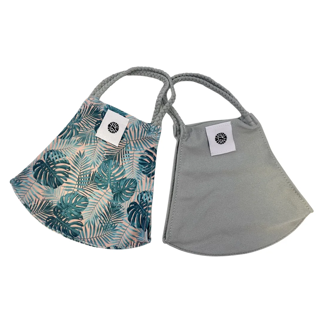 Pom Masks by Pomchies - Palm Fronds / Solid Perla