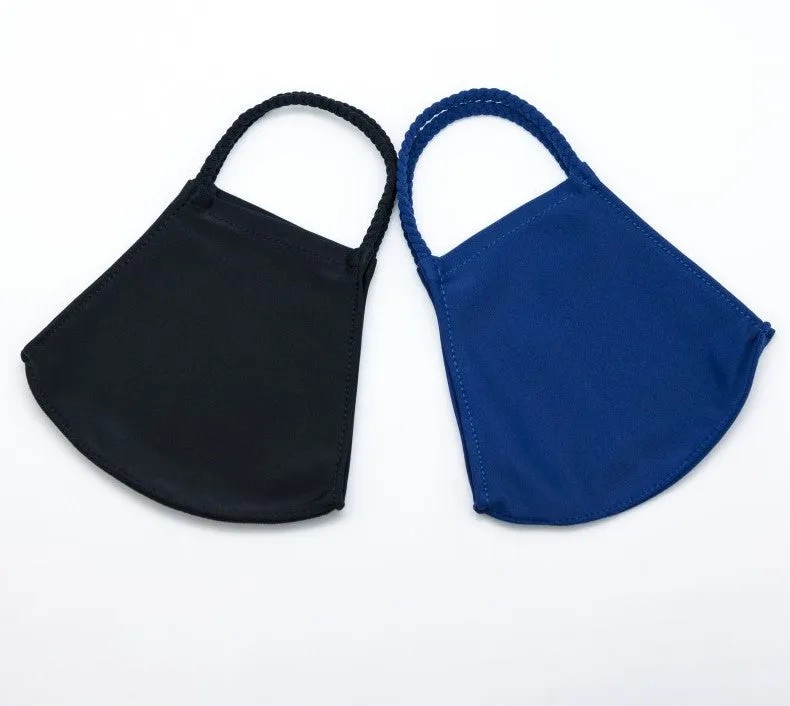 Pom Masks XL by Pomchies - Solid Black / Solid Navy (XLARGE)