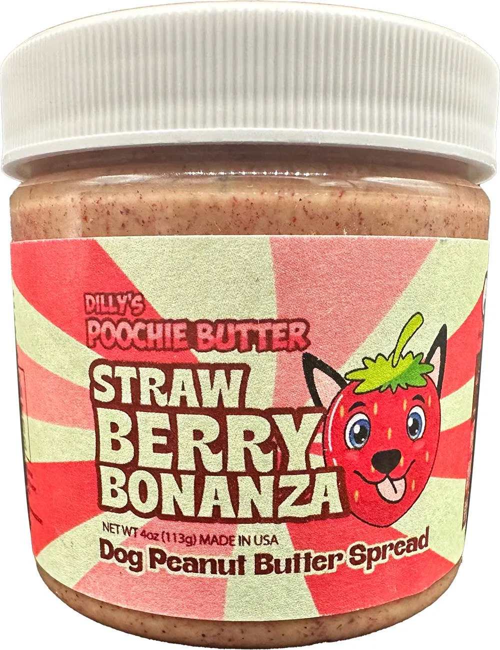 Poochie Butter - 4oz Dog Peanut Butter Flavored Jar Collection