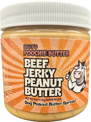 Poochie Butter - 4oz Dog Peanut Butter Flavored Jar Collection