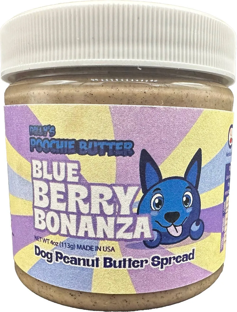 Poochie Butter - 4oz Dog Peanut Butter Flavored Jar Collection