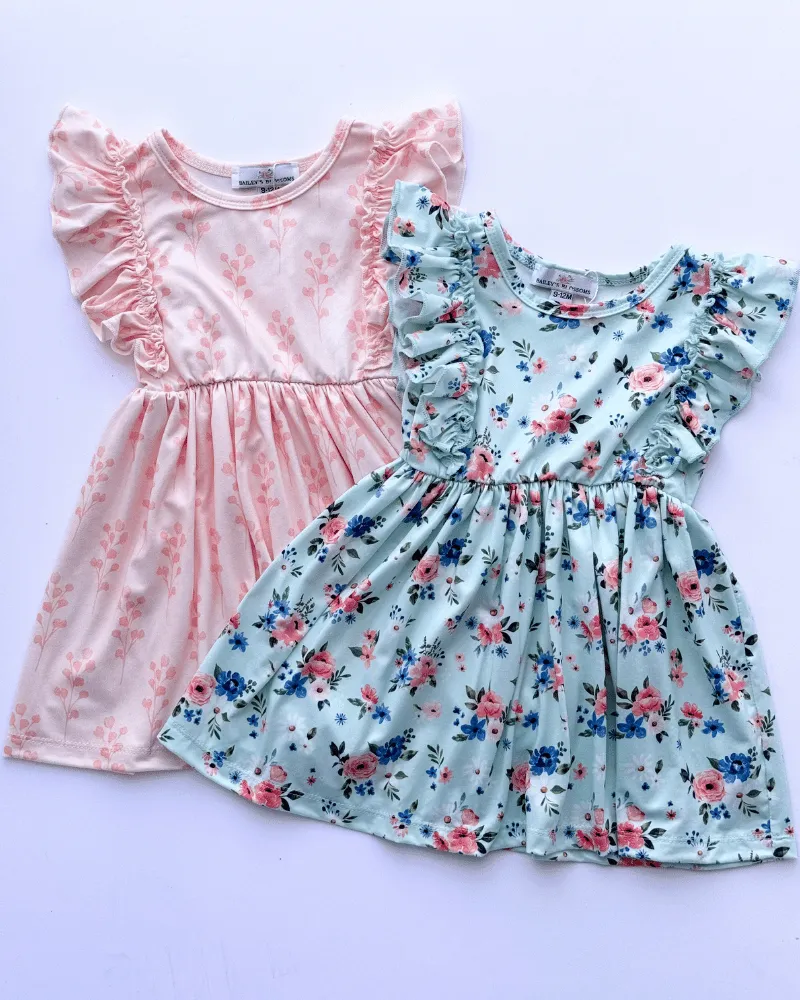 PREORDER! Zoey Ruffle Play Dress - Spring Blush Pink